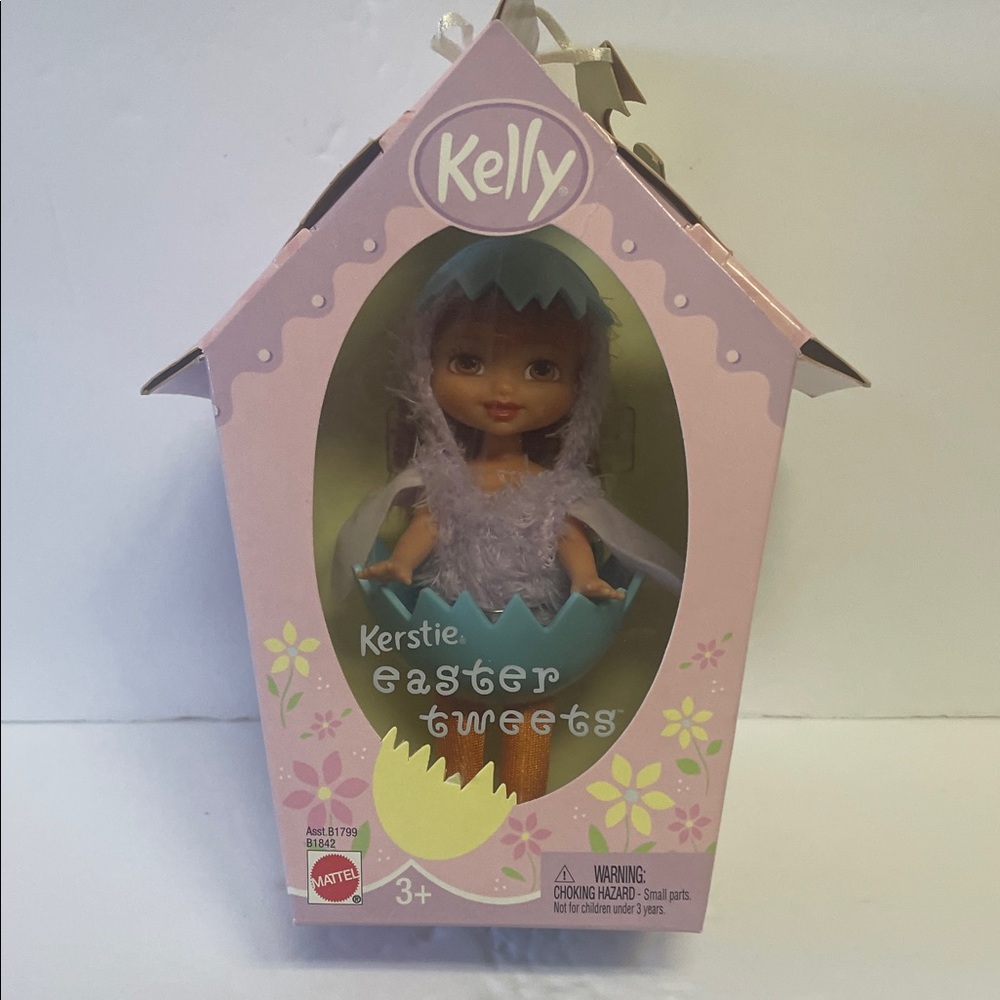 Mattel 2003 Kelly Kerstie Easter Tweets Doll - Purple and Blue Outfit NEW